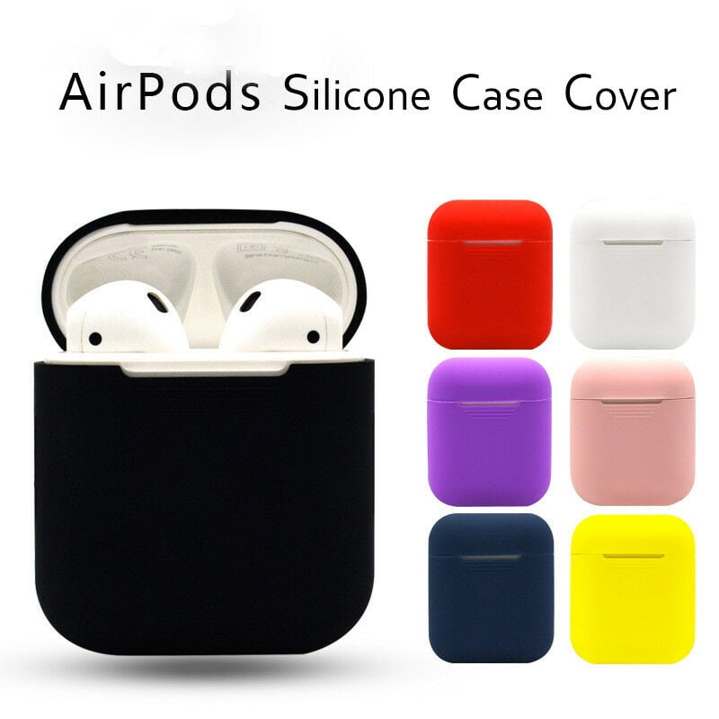 Soft Silicone Bluetooth Wireless Earphone Case Shockproof Cover Protector Case Earbuds Case Headset Case For AirPods Charging BoX