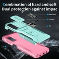 thumbnail image 2 of Allytech Rugged Case for Samsung Galaxy S23 FE, [Slide Camera Cover] [360° Rotating Kickstand] [Military Protection] [Magnetic Car Mount] Non-Slip Anti-Scratch Shockproof Heavy Duty Case - Mint, 2 of 8