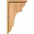 thumbnail image 3 of 5 1/2"W x 12"D x 20"H New Brighton Smooth Corbel w/Backplate, Western Red Cedar, 3 of 9