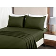 thumbnail image 4 of Chezmoi Collection Liam 7-Piece Cypress Green Bed in a Bag Queen Comforter Set with Sheets Medallion Embossed Bedding Set, 4 of 9
