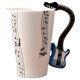 thumbnail image 1 of Xihbxyly Lista de deseos Tazas de café para músicos: 10 diseños creativos Taza de guitarra Corazón de guitarra, 1 of 1