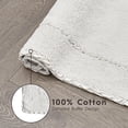 thumbnail image 3 of Alfombra de baño Laura Ashley con borde con volantes, color blanco, 70 x 115 cm, 100% algodón, 3 of 8