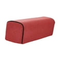 thumbnail image 5 of CarpNettore Couch Arm Rest Pillow High Density Foam Linen Armrest Cushion Arm Support Pillow red, 5 of 8