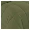 thumbnail image 4 of 7 Piece Comforter Set Bag Solid Color All Season Soft Down Alternative Blanket & Luxurious Microfiber Bed Sheets, Sage, Twin (Pack of 4, 28 Count Total), 4 of 6