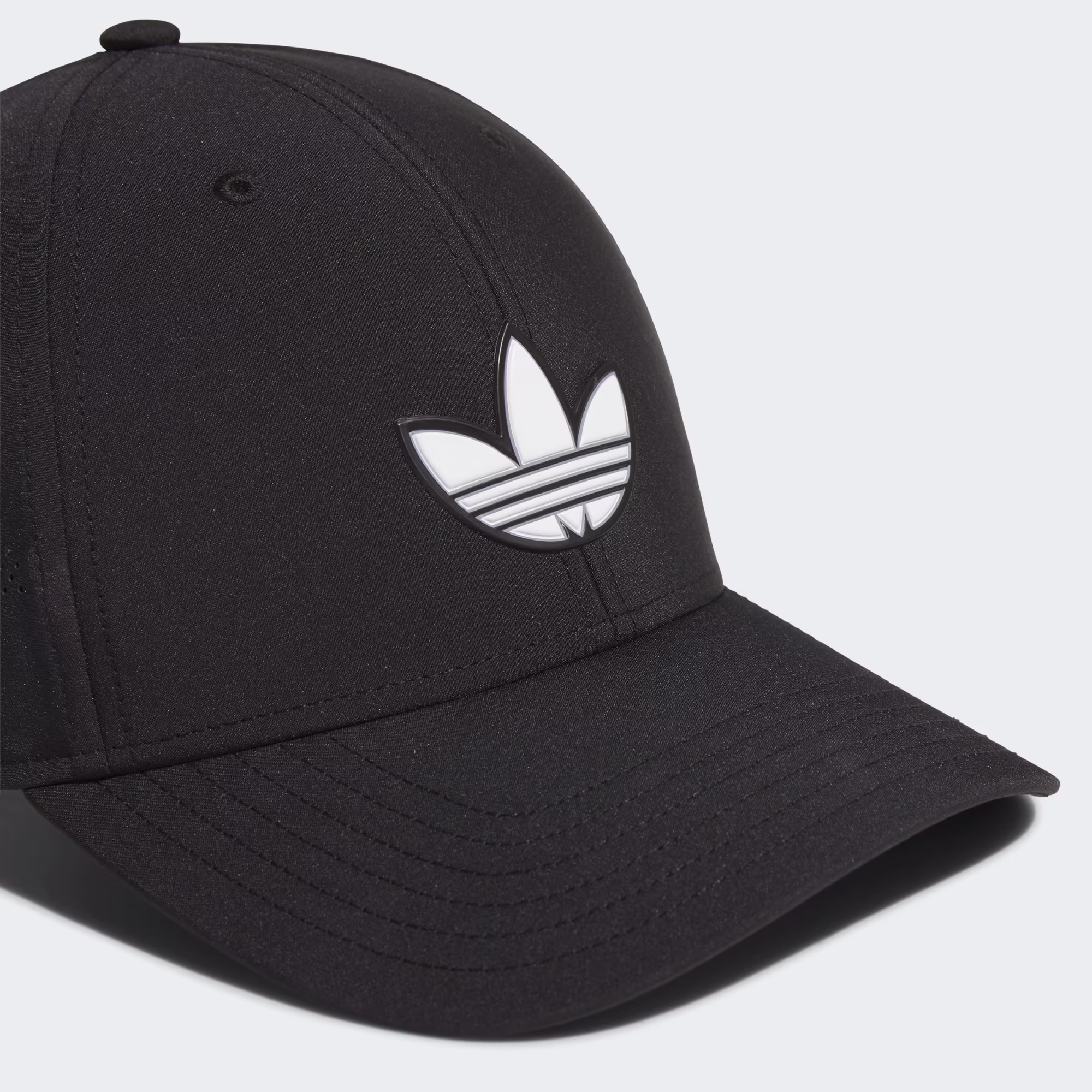 thumbnail image 3 of Gorra Adidas Beacon 6.0 Negra Deportiva Ajustable Visera Curva, 3 of 4