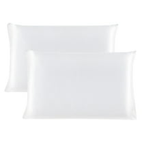 Unique Bargains 100% Mulberry Silk Pillowcase Set of 2, Standard Size