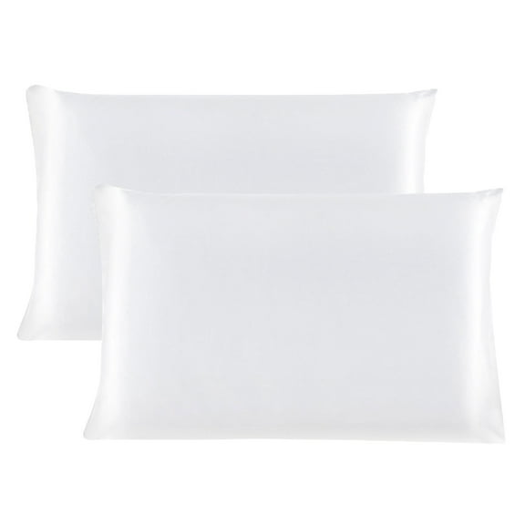 Unique Bargains 100% Mulberry Silk Pillowcase Set of 2, Standard Size