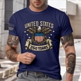 thumbnail image 2 of 250th Anniversaryth Anniversary T Shirt Vintage 250 Years American 1776-2026 250th Birthday USA T-Shirt (Navy,XL), 2 of 5