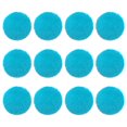 thumbnail image 1 of Pom Poms de piel sintética Uxcell para sombreros, 12 piezas de bolas de piel suave y esponjosa con bucle elástico para llaveros, sombreros de tejido, bufandas, guantes, bolsas de Navidad, Azul Lago, 1 of 6