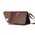 thumbnail image 4 of For Iphone 14 Crossbody Lanyard Wallet Card Bag Phone Case(Coffee),iPhone 16 Pro Max, 4 of 5