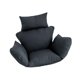 thumbnail image 5 of Cojín para silla de huevo Cojín de asiento Cómodo de instalar Accesorios Almohadilla para silla para Negro, 5 of 9
