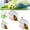 2*White, variant on Pull-Out External Parrot Feeder,No Mess Bird Feeder, No Spill Bird Seed Feeders, Easy to Fill, Clean, Multi-Use with Two Food Slots, for Parrot & Finch, Etc