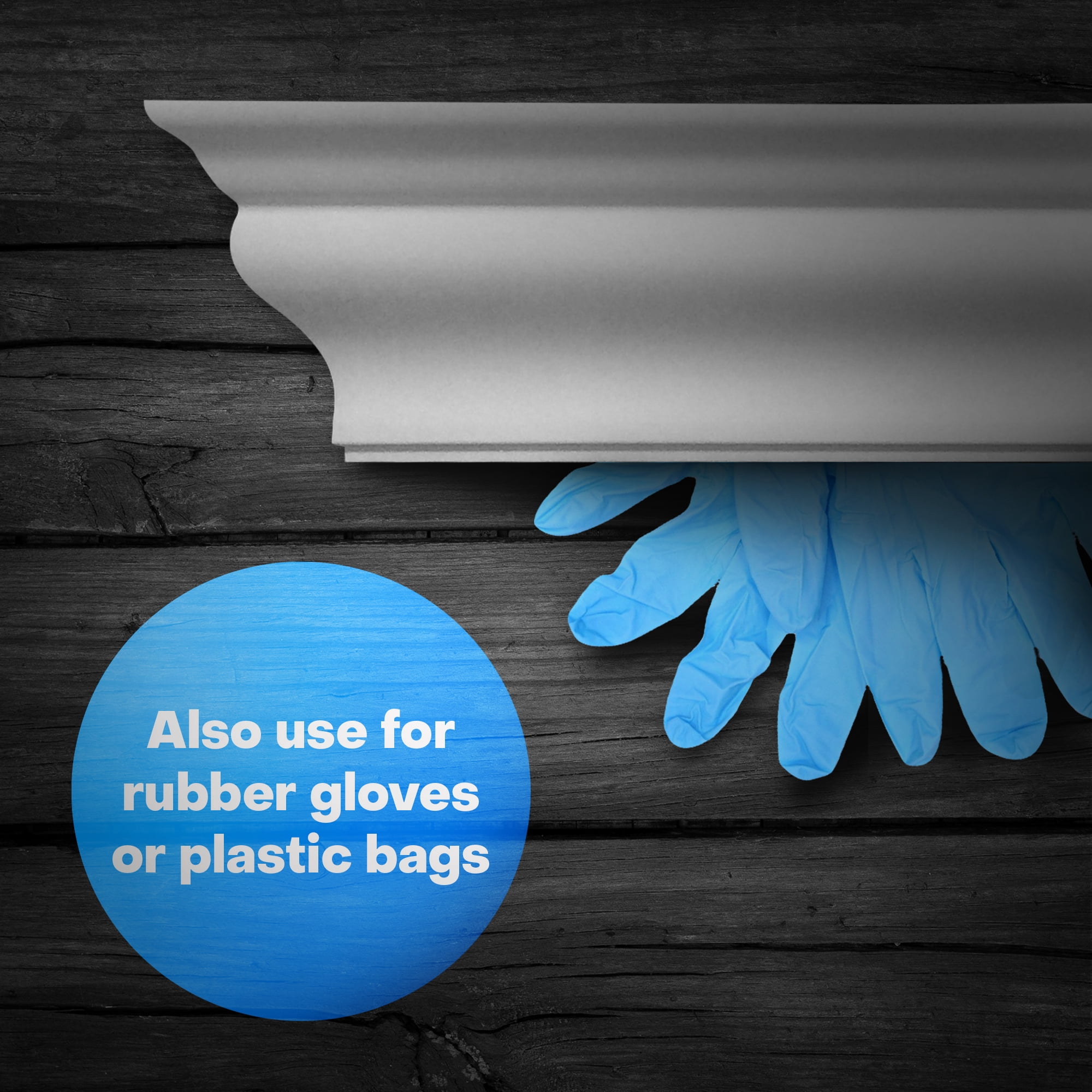 HealthyShelf ABS Plastic 15.00" x 6.00" x 4.00" Paper Towel Holder