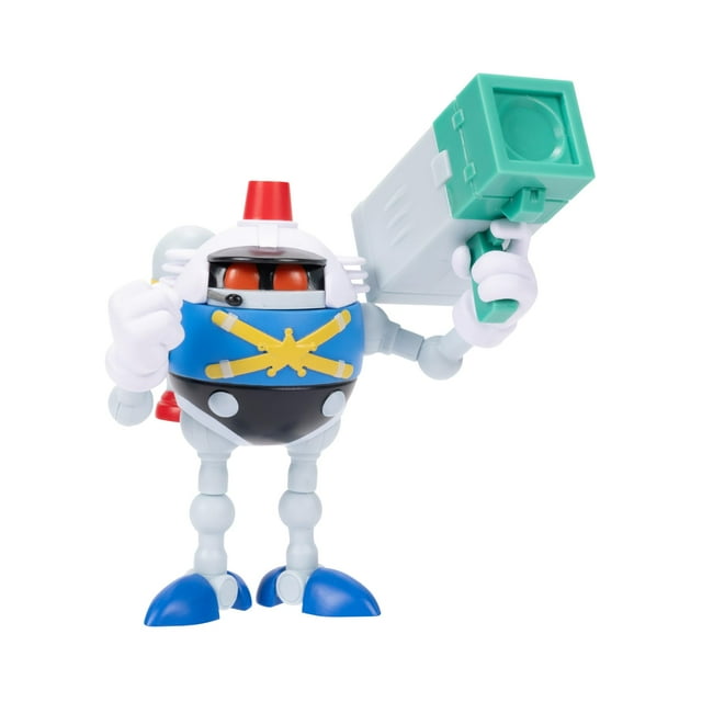 Figura de acción Sonic The Hedgehog Heavy Eggrobo de 10 cm con bláster