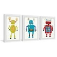 thumbnail image 2 of Marmont Hill Electric Robots Triptych, Art Prints, 36.00" x 1.50", 2 of 6