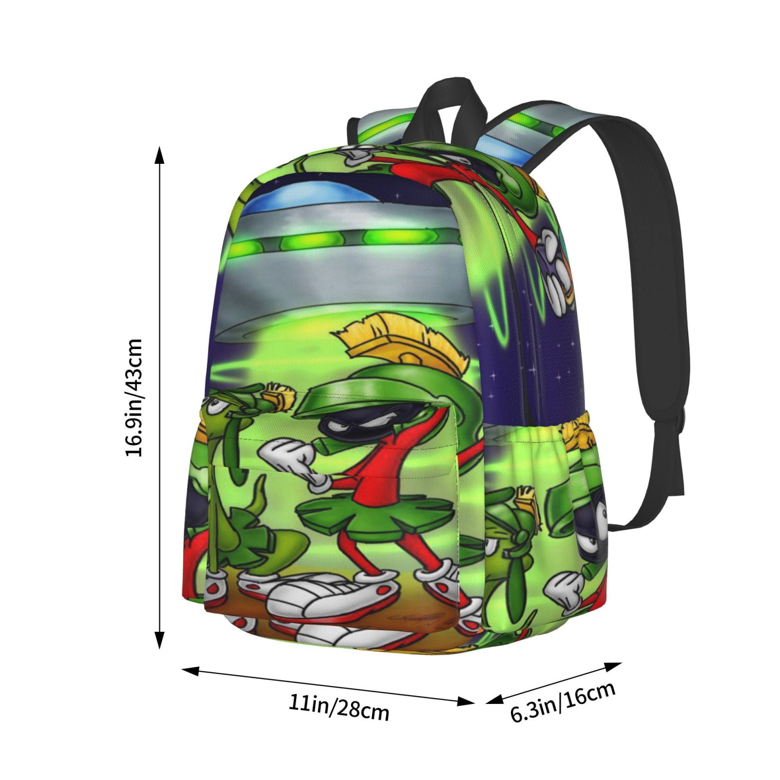 バックパック・リュック MARTINCOKS Ready Backpack Ready Backpack Darkgray Marvin the Martian Backpac Lightweight Backpac Bags Book