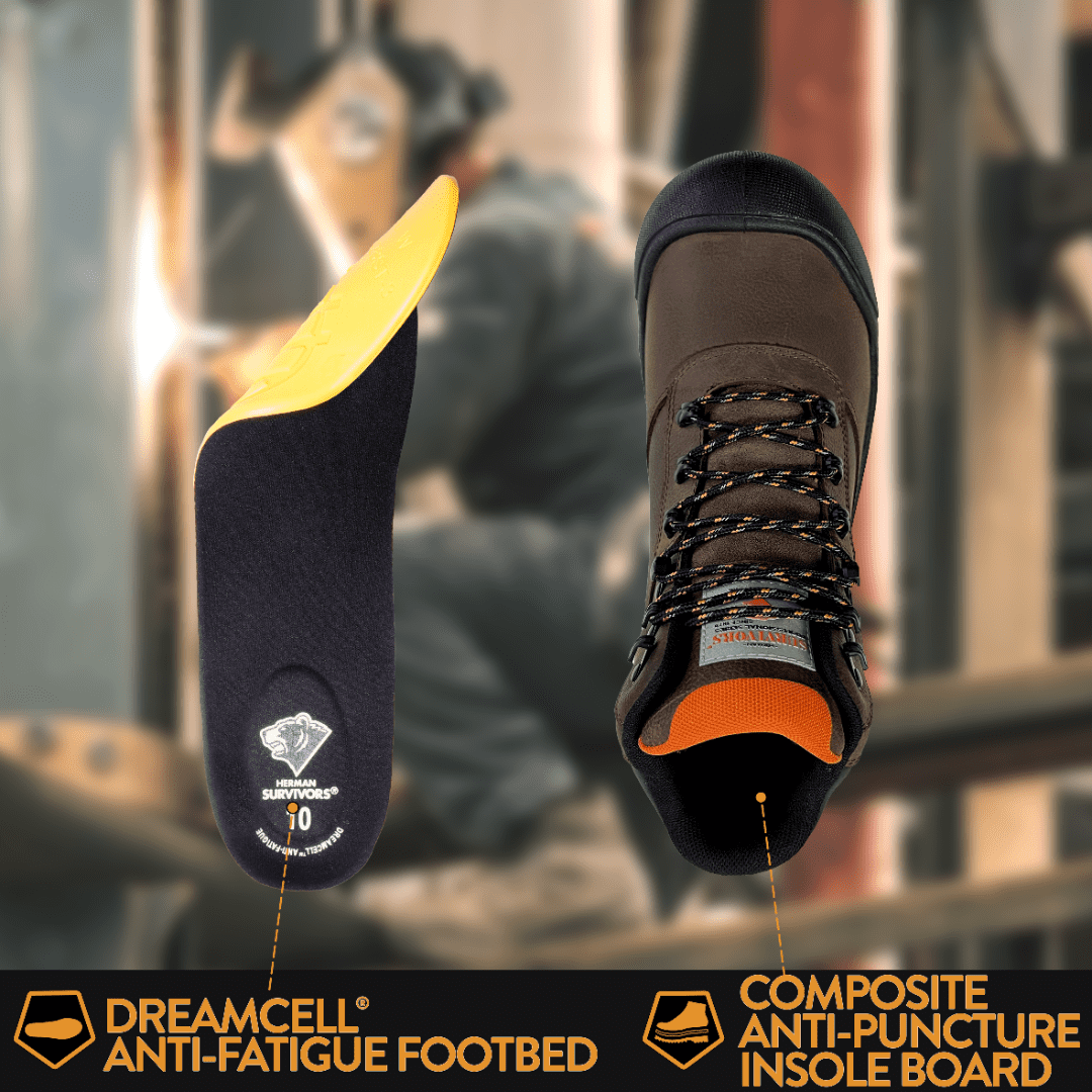 Herman Survivors Men's Groundbreaker Steel Toe Work Boots