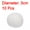 White, variant on Wool Felt Balls Beads Woolen Fabric 3cm 30mm White for Home Crafts 10Pcs