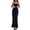 Black, variant on Women'S Bodycon Dress with A Cinched Waist Strapless Design Off-the-Shoulder Style with Boning Jade Green L