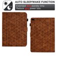 thumbnail image 3 of Embossed Folio Flip Smart Case Cover for iPad mini 1/2/3/4/5, Premium PU Leather Kickstand Card Slots Magnetic Auto Sleep / Wake with Pen Slot Case for iPad mini 1/2/3/4/5, Brown, 3 of 5