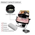 thumbnail image 4 of FUIALDOLG Crossbody Bag for Running, Portable Zipper Cross Body Phone Purse for Girls Running Horses Sakura Print Crossbody Bags, 4 of 7