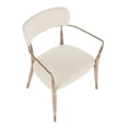 thumbnail image 4 of Carson Carrington  Ridge Chair (Set of 2) Cream Fabric/White Washed Wood/Copper Washed, 4 of 4