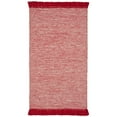 thumbnail image 5 of SAFAVIEH Montauk Justin Solid Braided Cotton Runner Rug, Red, 2'3" x 7', 5 of 5
