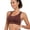 Rich Mocha-Taupe, variant on Coobie Women's Breathable Mesh Racerback Sports Bra 9129