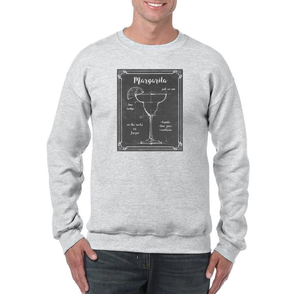 Mixology Margarita Sweatshirt Men -Ethan Harper Designs, Male x-Large