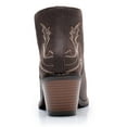 thumbnail image 3 of Apakowa Women’s Embroidery Western Ankle Cowgirl Boots, 3 of 8