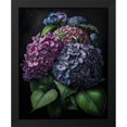 thumbnail image 2 of Maki 20x24 Black Modern Wood Framed Wall Art Titled - Hydrangea Show Ii, 2 of 6