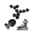 thumbnail image 4 of ZheElen 10 Pieces Bolts Nut Protection Caps Wheel Dust-proof Sleeve Exposed Hexagon Anti-Rust Auto Bolts Hardware Cover Black/12x18cm 1Set, 4 of 6