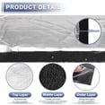 thumbnail image 3 of Unique Bargains 787mil 20mm 5.39sqft Car Sound Deadener Mat Glassfiber Heat Shield Material Self Adhesive for Hood Boat Engine Cover 39.37"x19.69" Silver Tone, 3 of 7