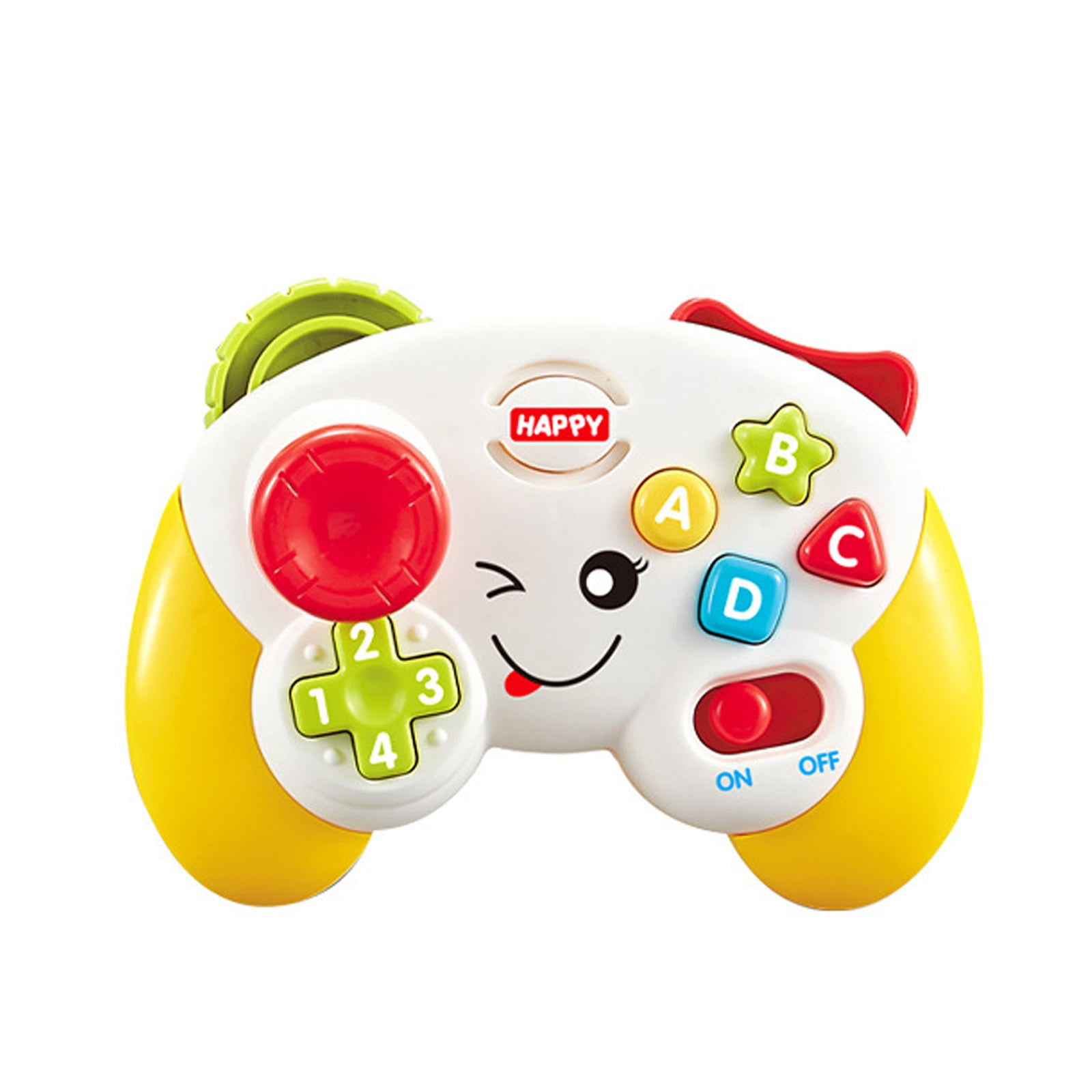 Baby Music Gamepad With Lights Funny Educational Toys For Children Multifunctional Baby Game Controller Toy Light Music Learning Educational Toys Baby Adventist Education Scholastic Early Readers 1600