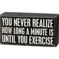 thumbnail image 2 of Primitives Box Sign - Until You Exercise, 2 of 2