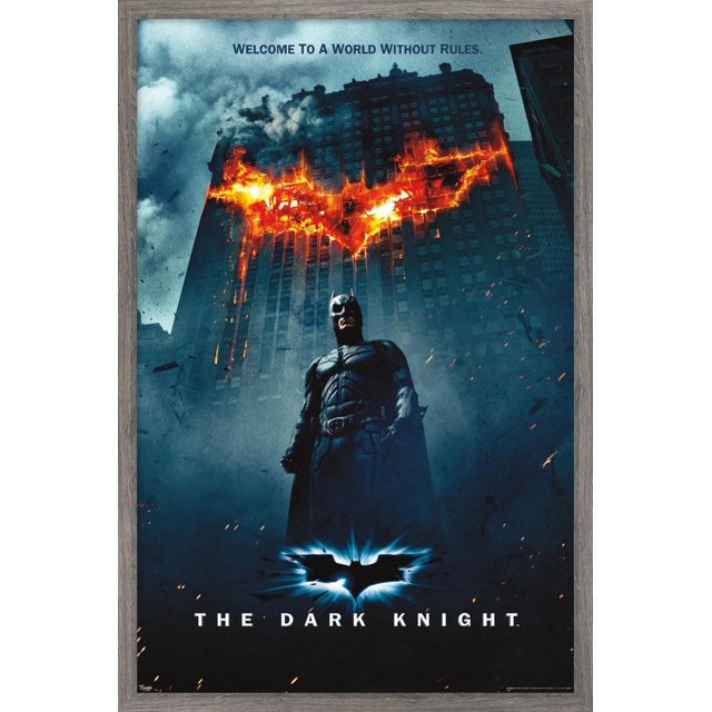 Film DC Comics - The Dark Knight - Batman Logo sur Fire One Sheet