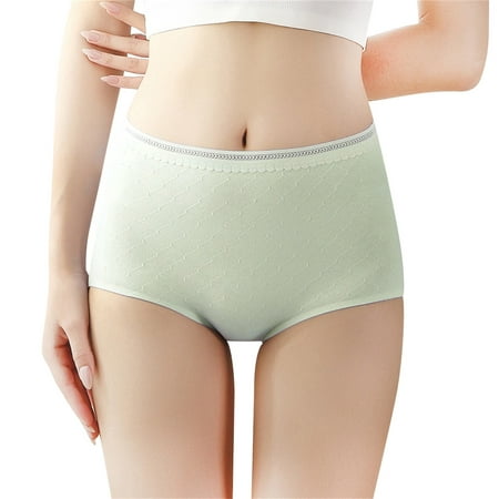 

ZMHEGW Seamless Underwear For Women High Waist Belly Lifting Breathable High Elastic Trunks Women s Panties