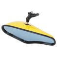 thumbnail image 4 of Car Interior Rearview Mirrors, Wide Screen Blue Tinted Glass Inner Mirror  For SUV Yellow, 4 of 8
