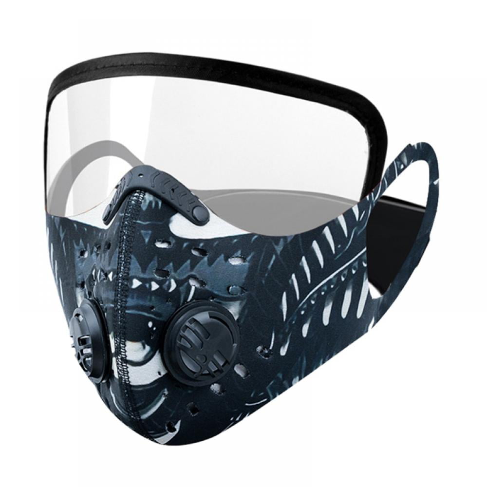 Details about   Reusable Face Mask Breathing Valves Sports Cycling Outdoor Active Carbon Filter 