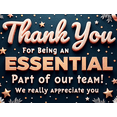 thumbnail image 4 of Gold Design Thank You Banner Black Gold Balloons Star Decorations Essential Part for Team Celebration Event Indoor Outdoor, 4 of 8