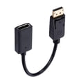 thumbnail image 2 of Adaptador convertidor de señal compatible con DisplayPort a HDMI de cable DP macho a hembra, 2 of 5