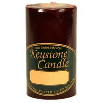 6 Pcs, Black Cherry 2x3 Pillar Candles 2 in. diameterx3.25 in. tall