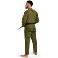 thumbnail image 4 of Hayabusa Lightweight Pearl Weave Jiu Jitsu Gi, Green A0, 4 of 6