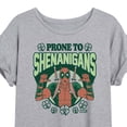 thumbnail image 3 of Marvel Deadpool - St. Patrick's Day Prone To Shenanigans - Women's Oversized Graphic T-Shirt, 3 of 5