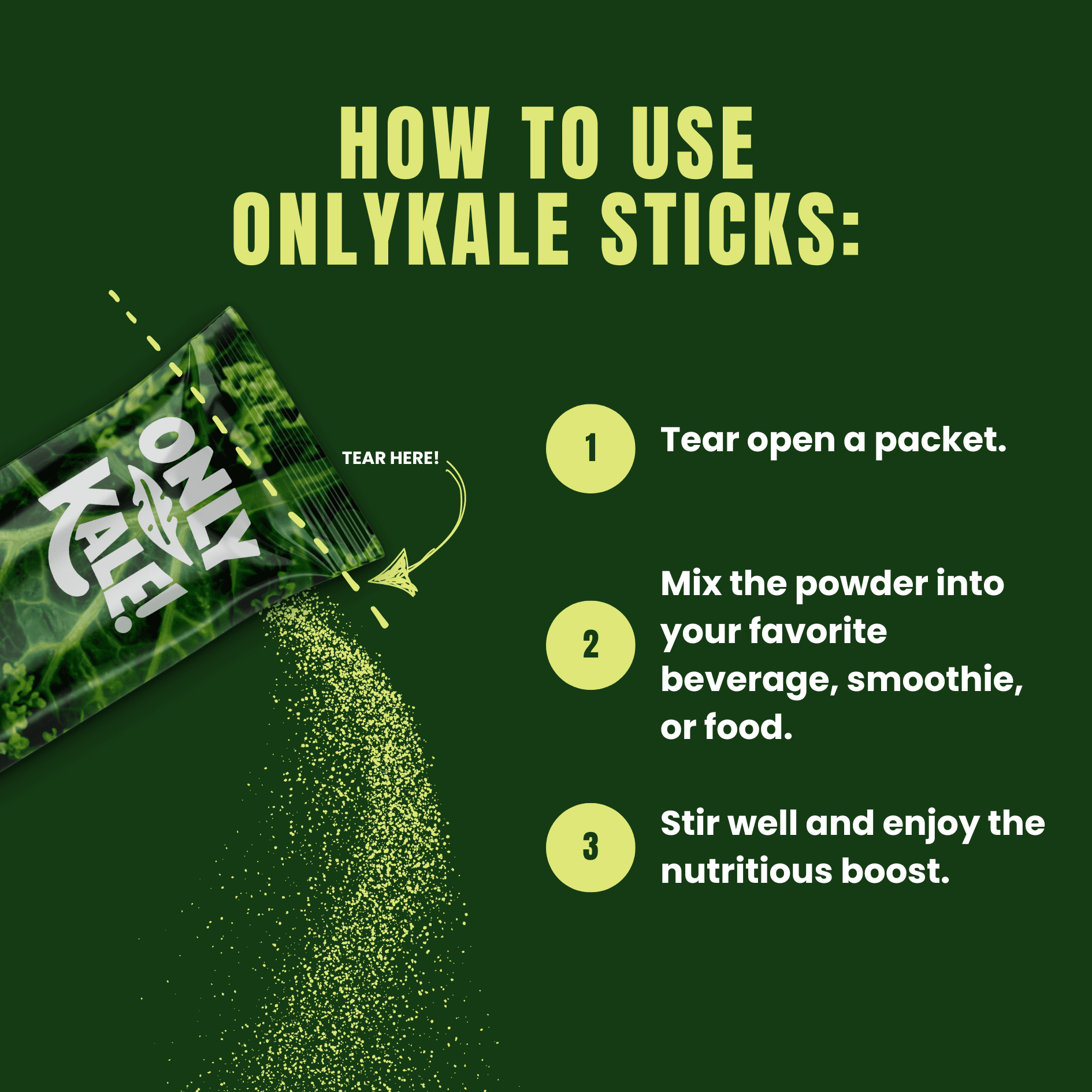 Onlykale- Organic Kale Powder Supplement for Antioxidant Support