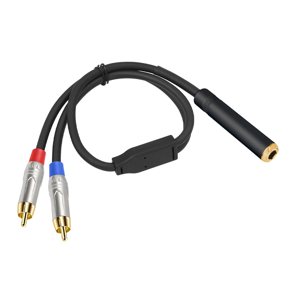 EMK-Cable De Audio RCA De 2RCA A 3,5, Conector RCA De 3,5mm, Cable Auxiliar Para Amplificadores De DJ, Subwoofer, Mezclador De Audio, DVD O Cine En Casa - Historial De Precios Y