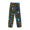 thumbnail image 5 of Easygdp Happy Father Day Men's Pajama Pant, Sleep Elastic Waistband Lounge Pants - XX-Large, 5 of 9