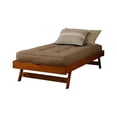 thumbnail image 2 of Kodiak Furniture Boho Wood Pop Up Bed in Barbados Brown w/ Linen Stone Mattress, 2 of 5