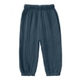 thumbnail image 2 of Bixock Boys High Waist Sweatpants with Side Pockets Kids Solid Color Loose Casual Joggers Comfortable Workout Activewear Boys Clothings Size 2-3Years, 2 of 6