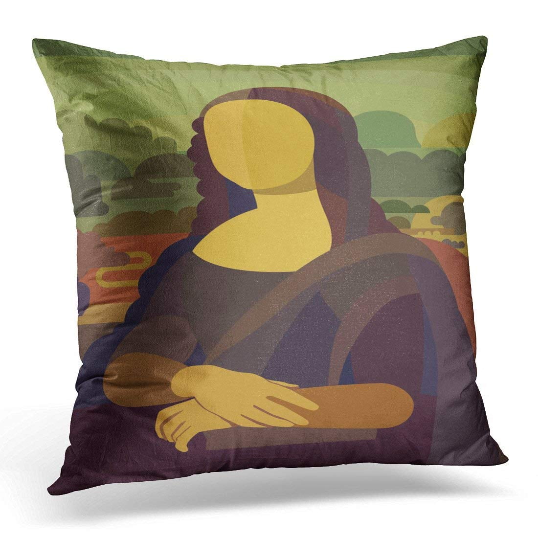 18x18' Art The Mona Lisa Cushion covers 